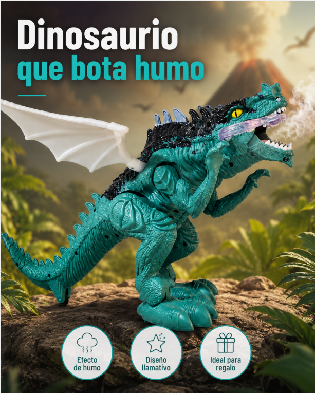 Foto 3 de Dinosaurio que bota humo