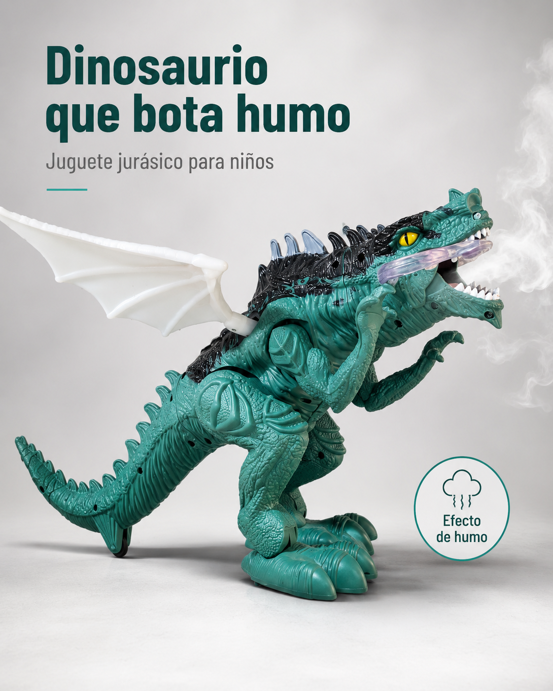 Dinosaurio que bota humo